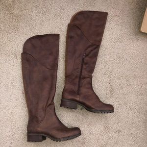 Knee high lucky brand boots